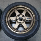 JDM Volk Racing TE37 Bronze 15 inch Wheels 